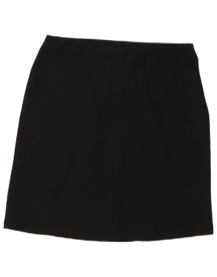 Marks & Spencer Damska spódnica mini UK 12 Medium W32 Czarna wiskoza
