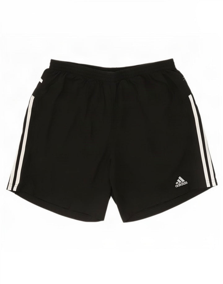 Męskie spodenki sportowe Adidas Climalite XL, czarne, poliestrowe