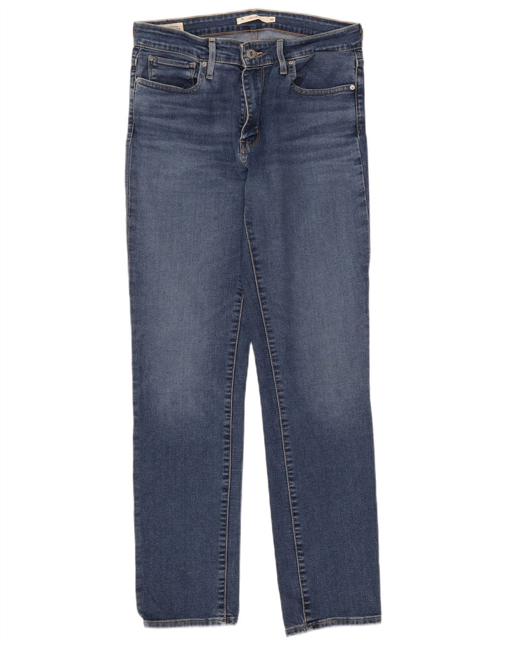 Damskie jeansy Levi's 712 Slim W30 L30 Niebieskie bawełniane