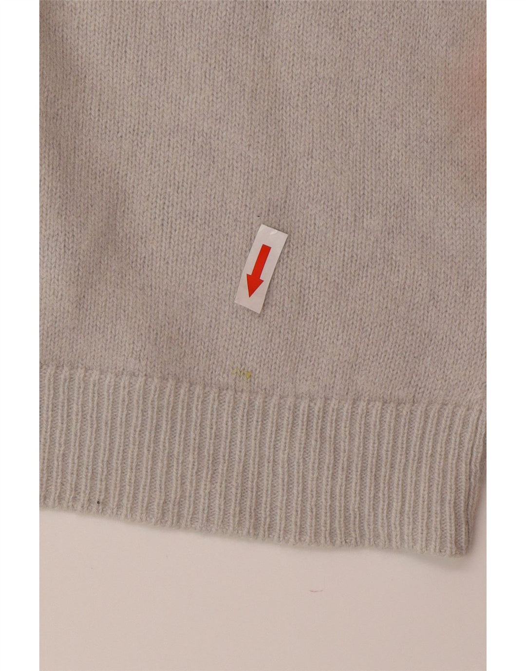 Sweter damski Massimo Dutti z dekoltem w kształcie litery V, UK 12, średni szary