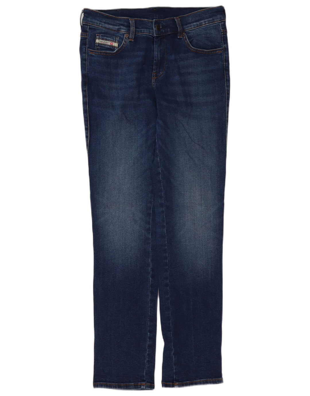 DIESEL Damskie jeansy slim W28 L30 Niebieskie bawełniane