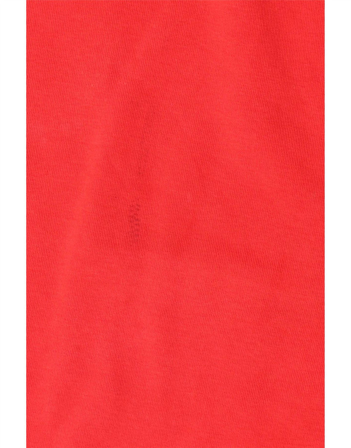 Marks & Spencer Damski sweter oversize UK 10, mały, czerwony, bawełniany
