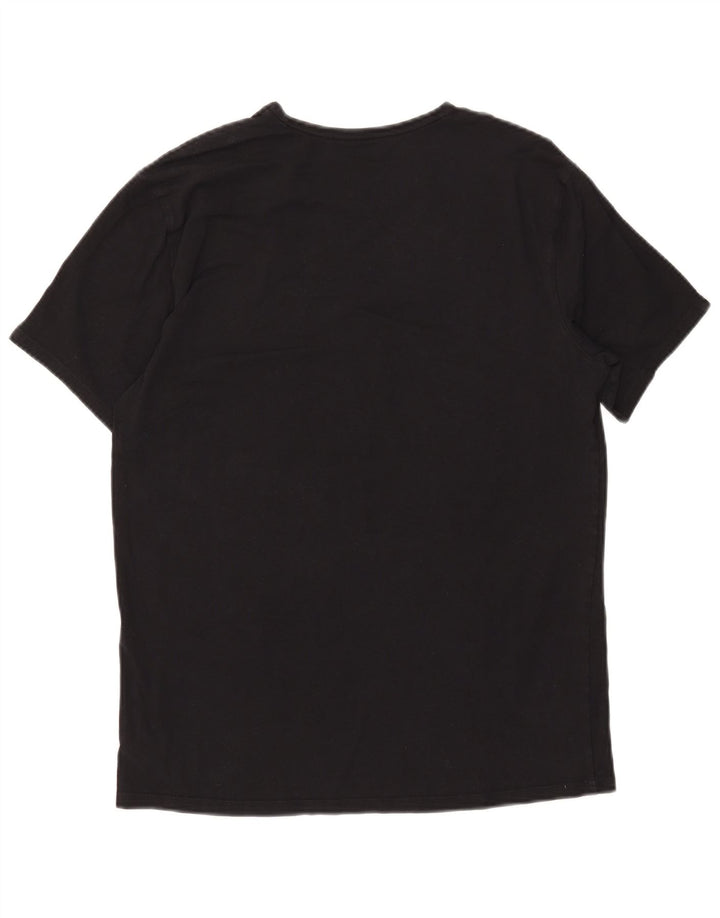 T-shirt męski Calvin Klein, duży, czarny, bawełniany