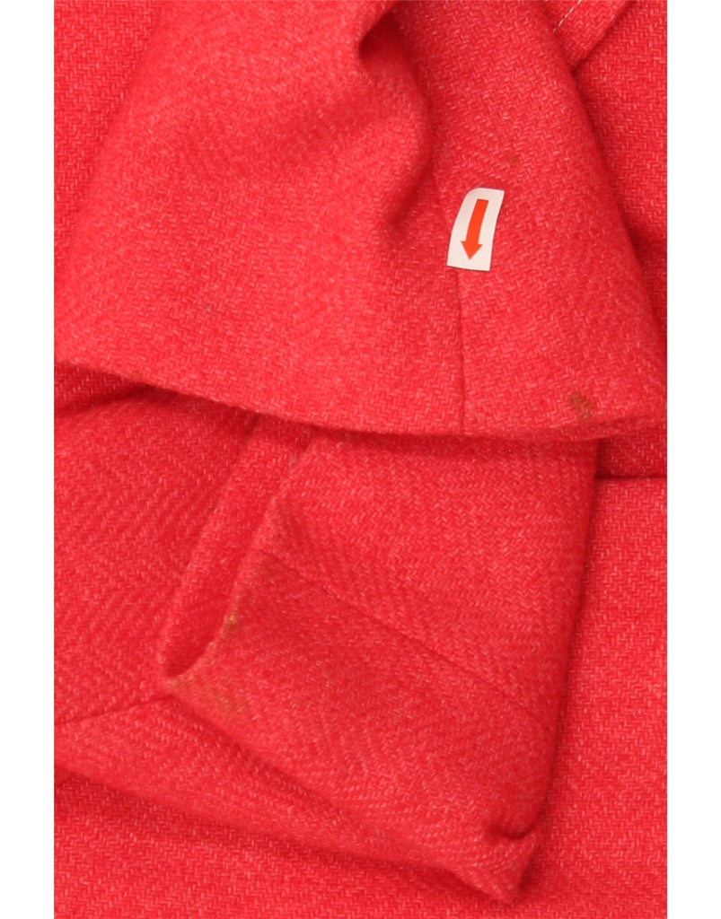 AVOCA Womens Overcoat US 2 XS Red Wool Vintage Avoca and Second-Hand Avoca from Messina Hembry 