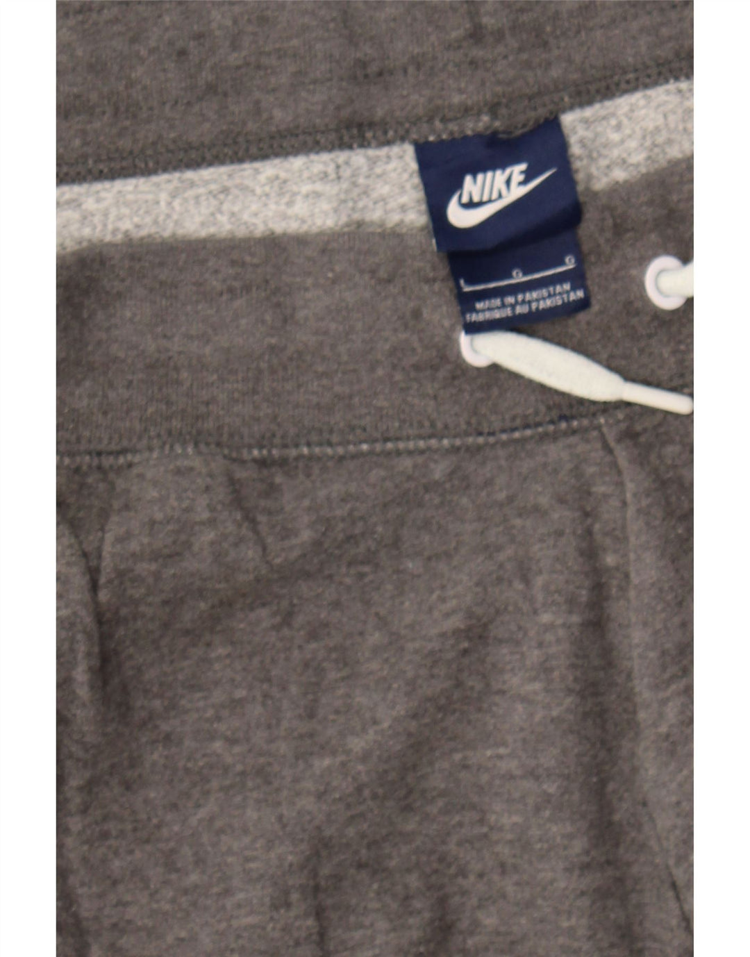 NIKE Womens Tracksuit Trousers UK 14 Large  Grey Cotton Vintage Nike and Second-Hand Nike from Messina Hembry 