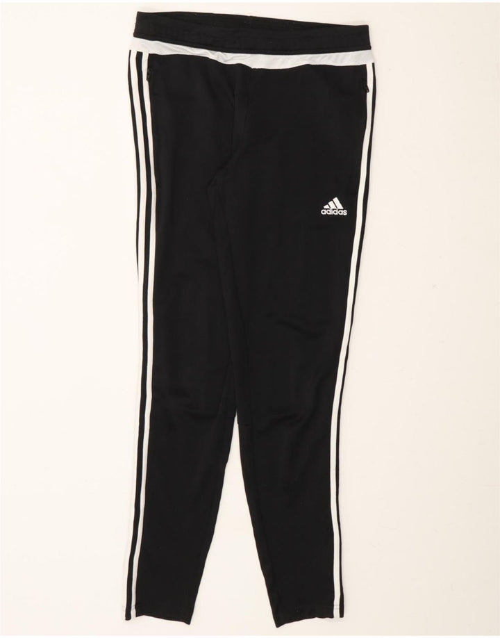 ADIDAS Womens Climacool Tracksuit Trousers UK 12/14 Medium  Black Striped Vintage Adidas and Second-Hand Adidas from Messina Hembry 