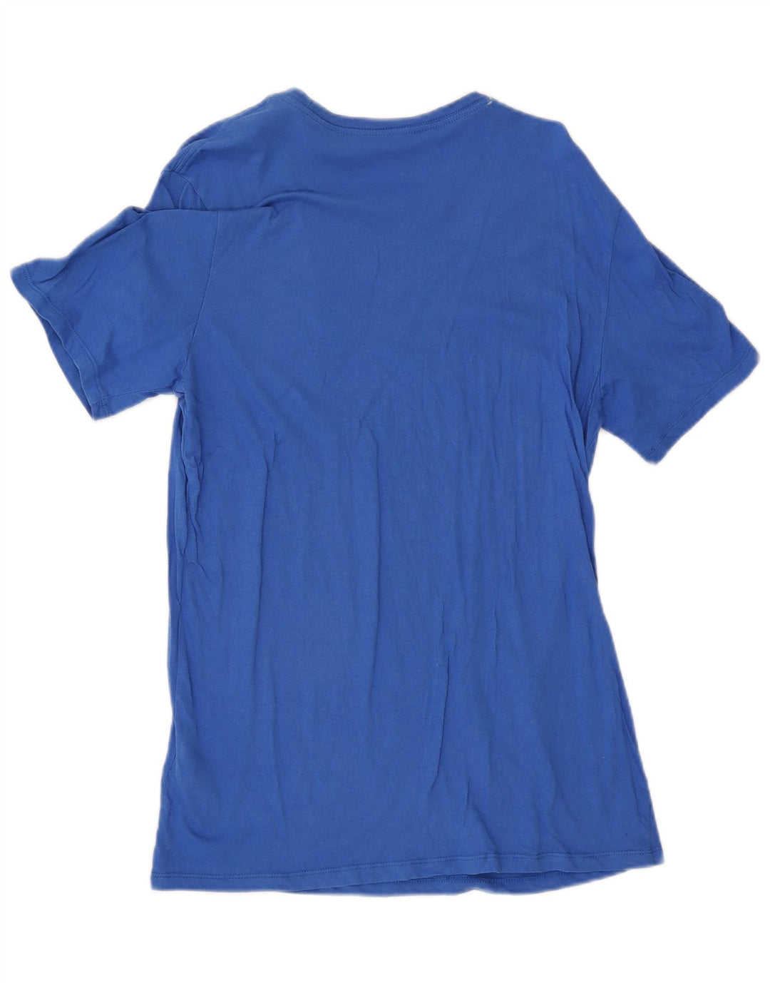 Męski T-shirt Nike o sportowym kroju, duży, niebieski, bawełniany