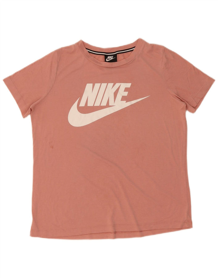 Damska koszulka z grafiką Nike Top UK 14, średni róż