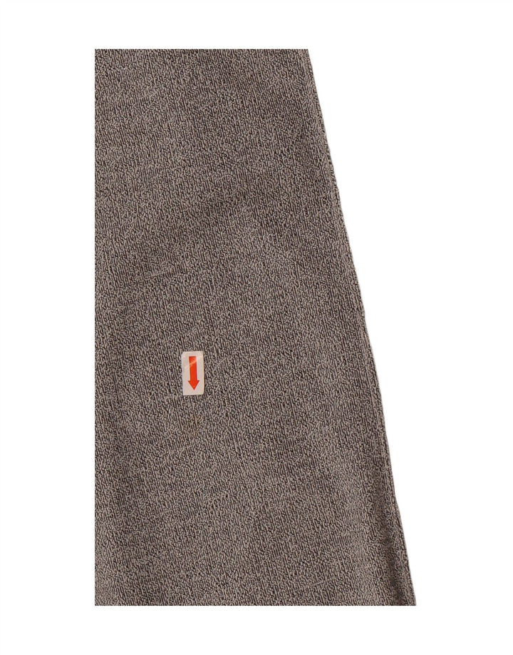 LOTTO Mens Graphic Button Neck Sweatshirt Jumper 2XL Grey Colourblock