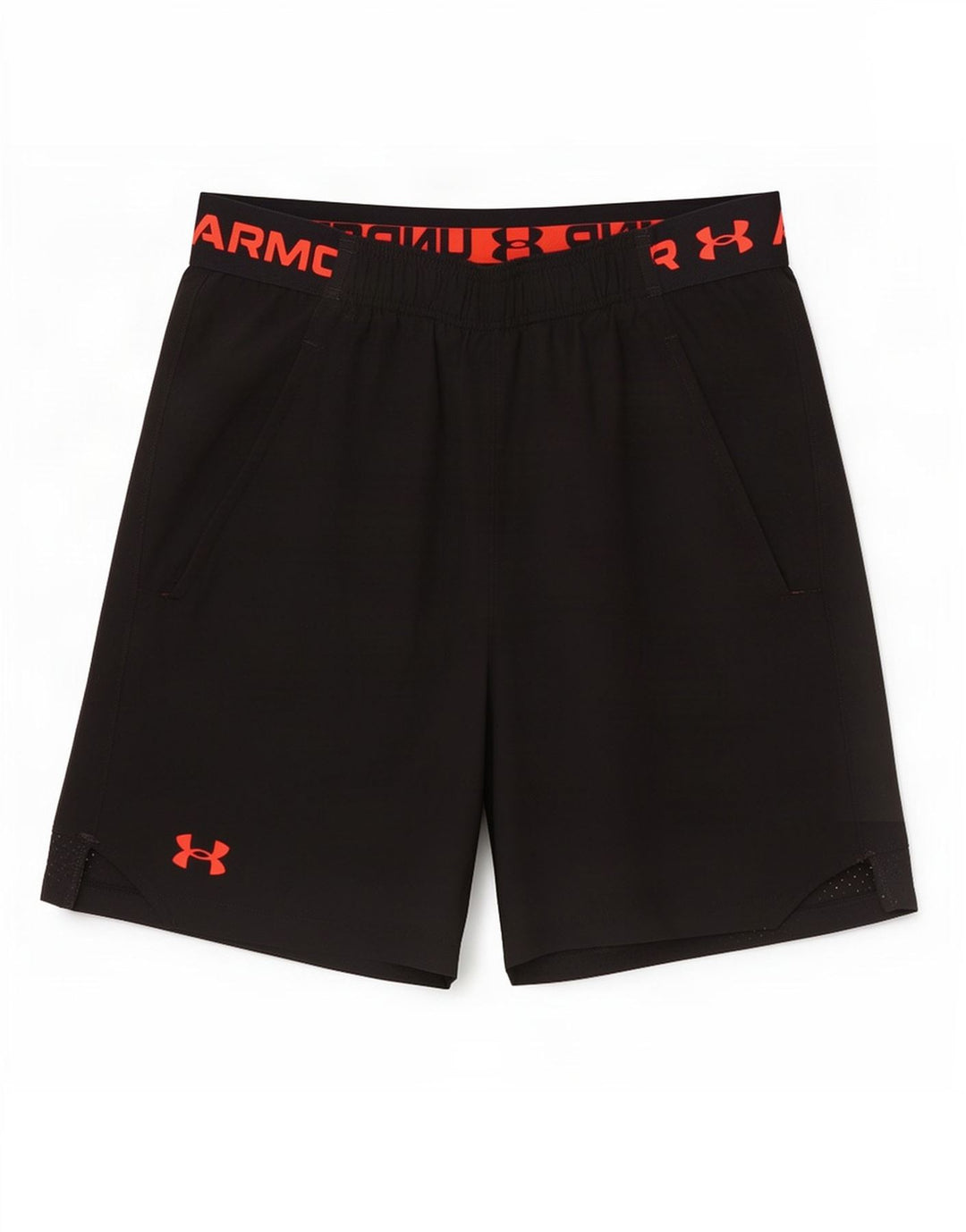 Męskie spodenki sportowe Under Armour z grafiką, małe, czarne, poliestrowe