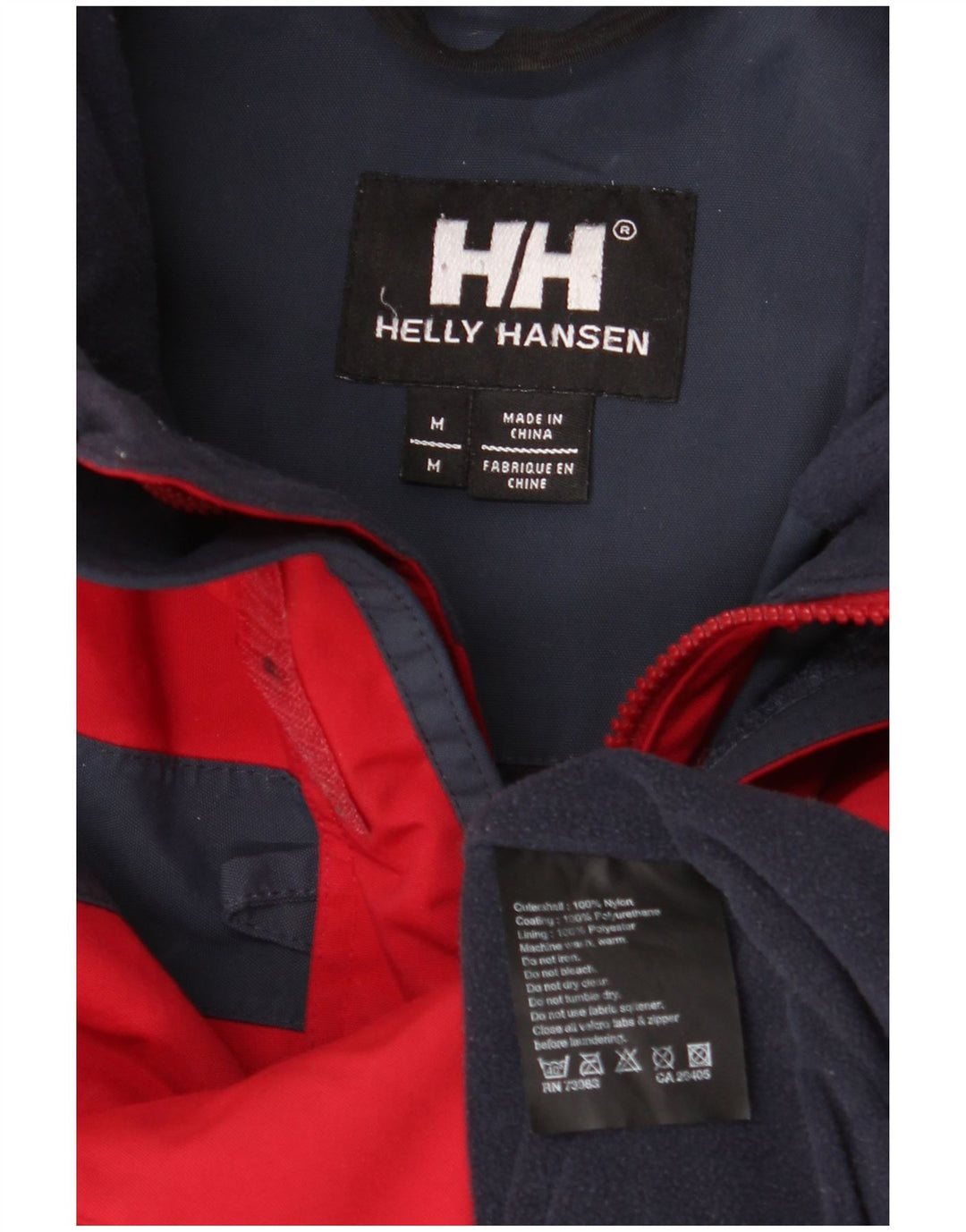 Męska kurtka wiatrówka HELLY HANSEN UK 38 Nylon w kolorze średniej czerwieni