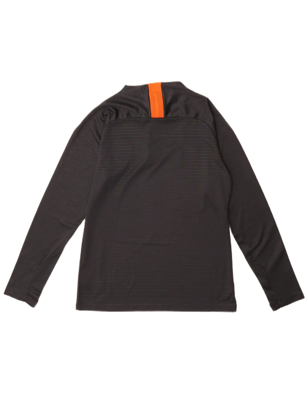 Męska koszulka Nike Chelsea FC z zamkiem błyskawicznym i grafiką, długim rękawem, małym szarym poliestrem