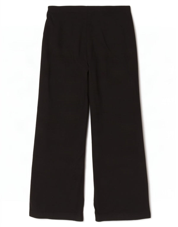 Marks & Spencer Damskie spodnie codzienne z szerokimi nogawkami UK 16, duże, W36 L28, czarne