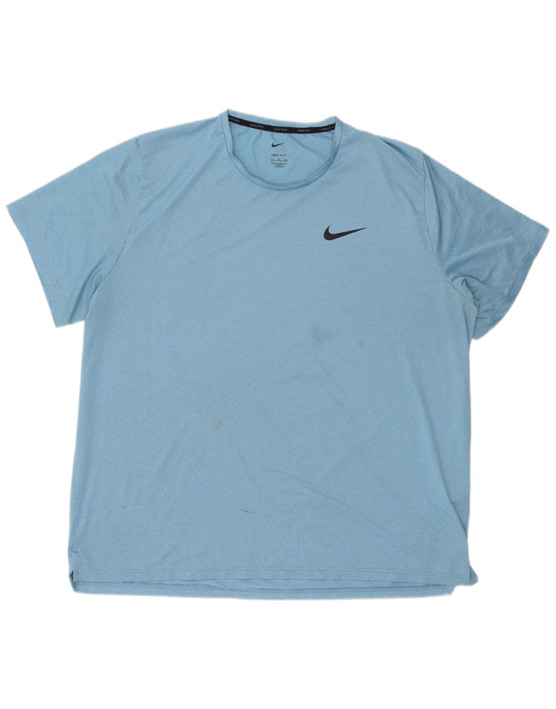 Męski T-shirt Nike Dri Fit Top 2XL Niebieski Poliester