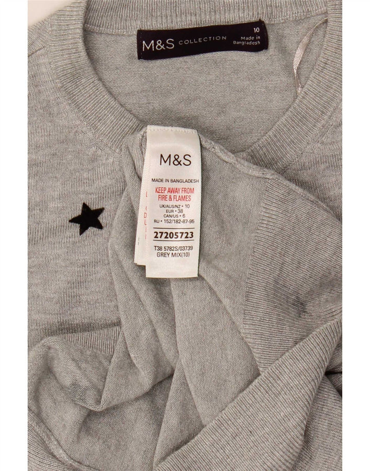 Sweter damski Marks & Spencer Crop Cardigan UK 10, mały, szary