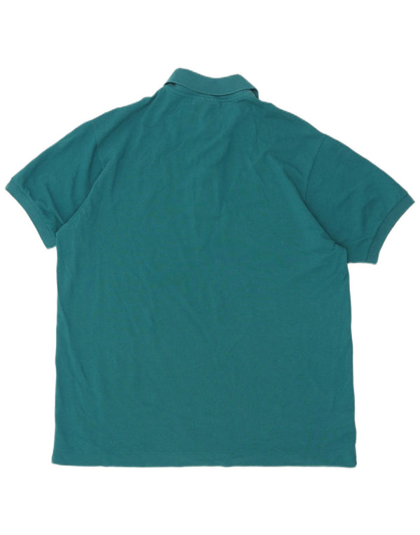 Męska koszulka polo Lacoste o klasycznym kroju, rozmiar 6 XL, turkusowa bawełna