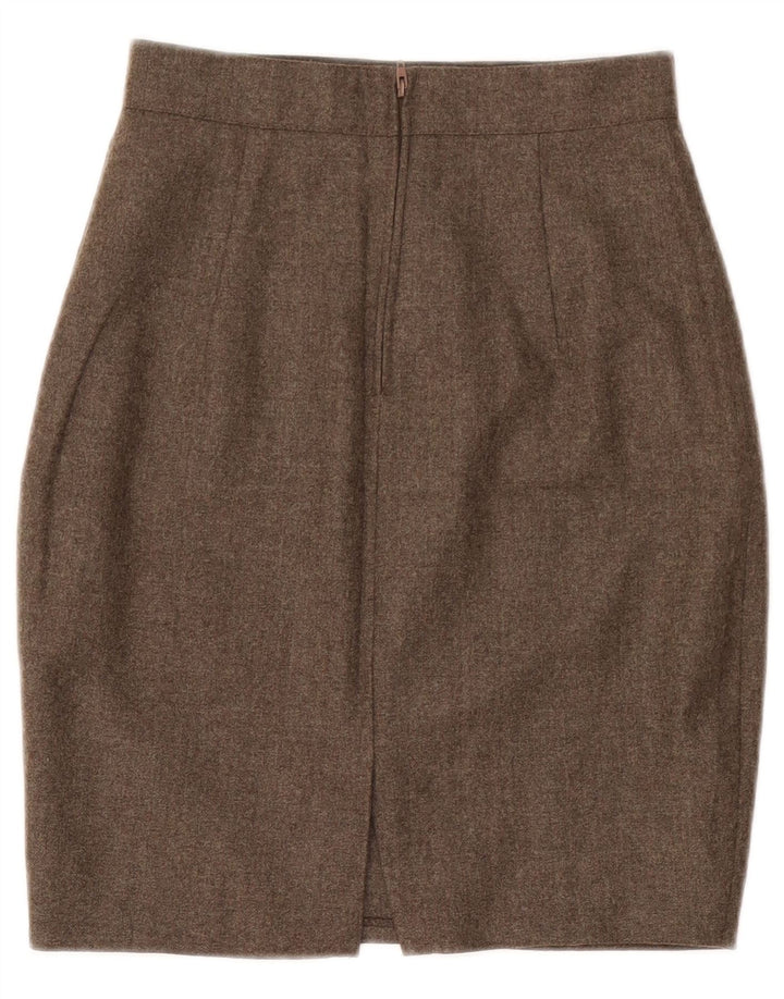 Vintage damska spódnica ołówkowa IT 40 Small W26 Szara wełna