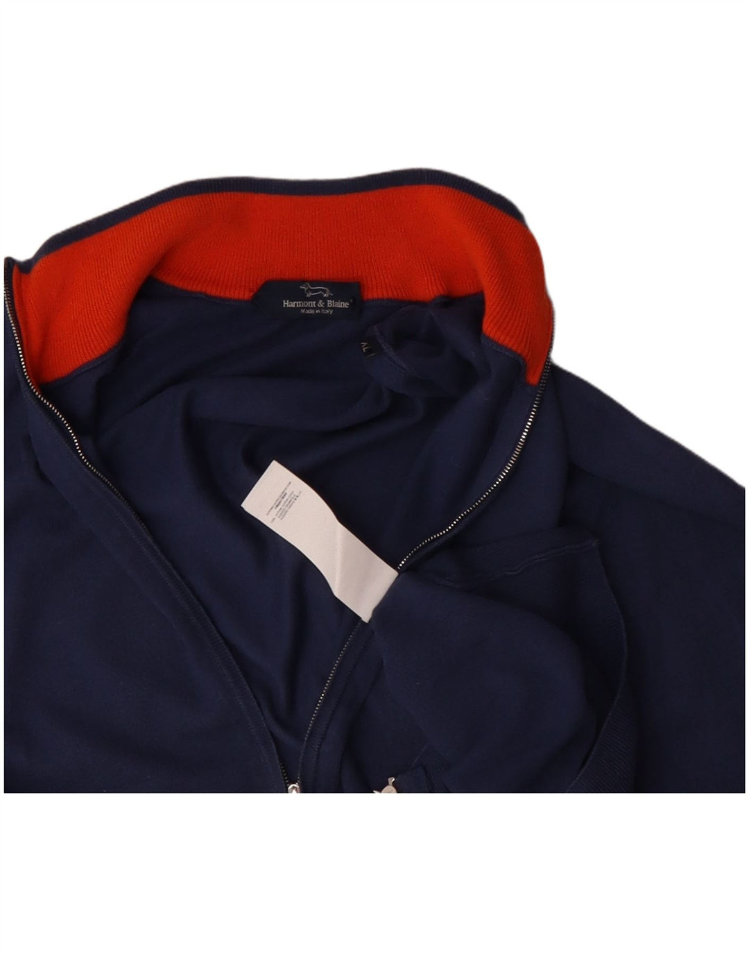 Harmont & Blaine Męski sweter rozpinany XL, granatowy, bawełniany