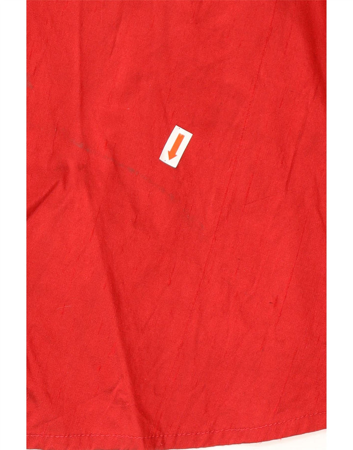 Vintage damska spódnica midi z wysokim stanem IT 40 Small W26 czerwona