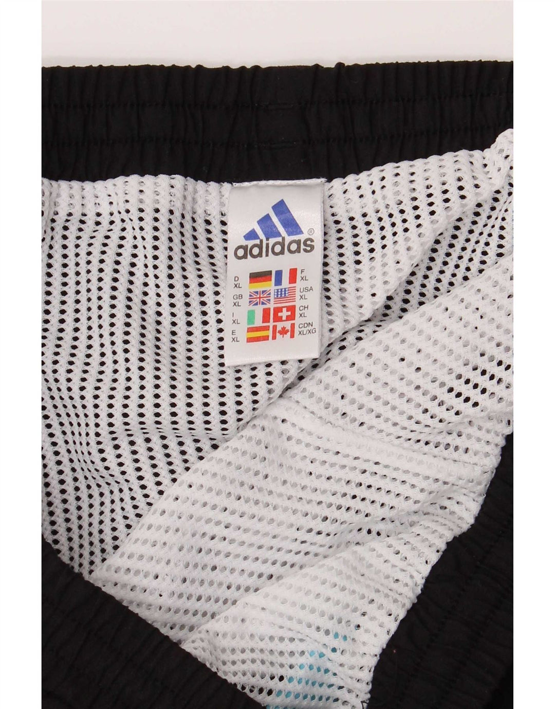 Męskie spodenki kąpielowe Adidas XL, czarny, poliester z blokami kolorów