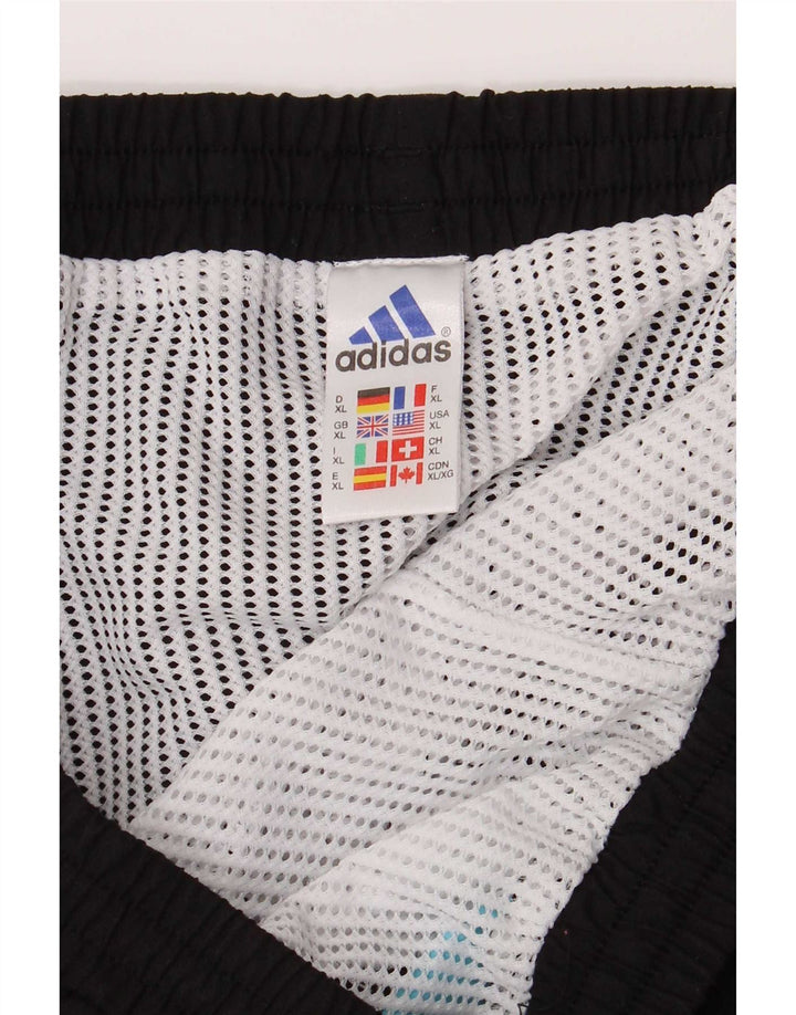 Męskie spodenki kąpielowe Adidas XL, czarny, poliester z blokami kolorów