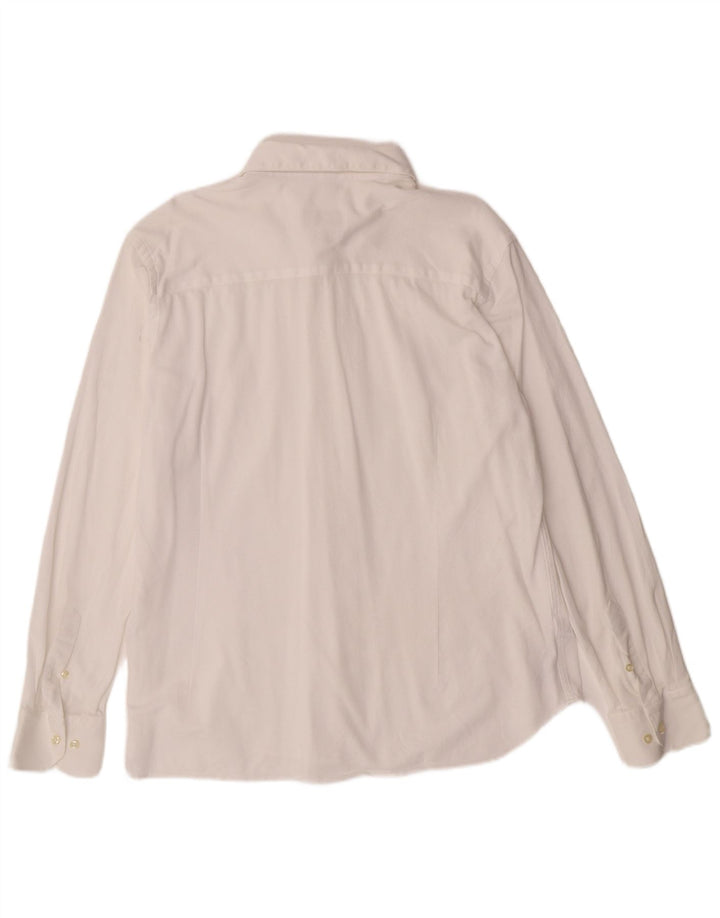 Koszula męska Massimo Dutti 2XL Biała bawełniana