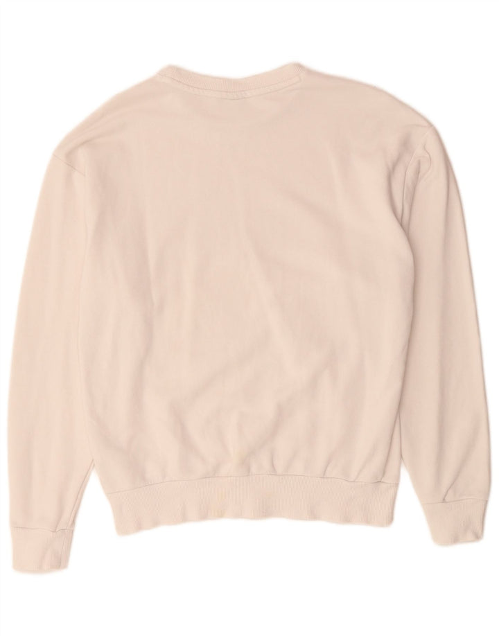 Męski sweter z grafiką PUMA, mały, z białej bawełny