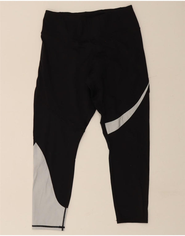 Damskie legginsy Puma UK 18 XL, czarne, z blokami kolorów