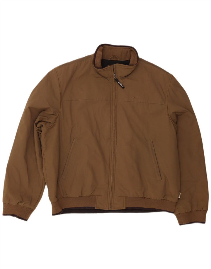 Męska kurtka bomberka Geox Respira UK 48 4XL Brązowy nylon