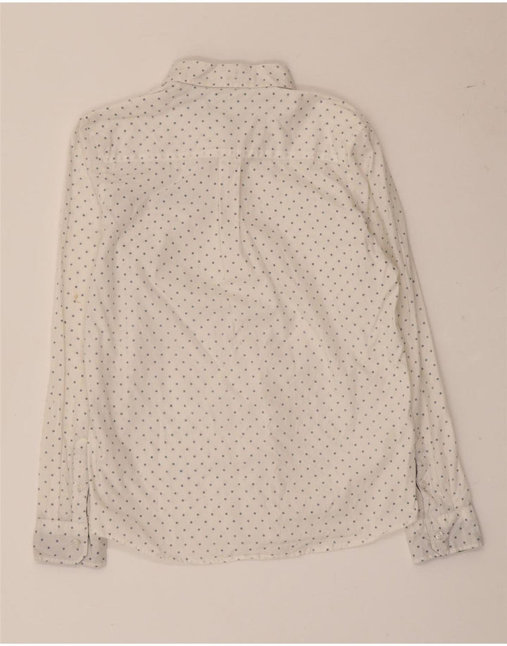 Koszula chłopięca Benetton 11-12 lat, 2XL, biała, bawełniana w cętki