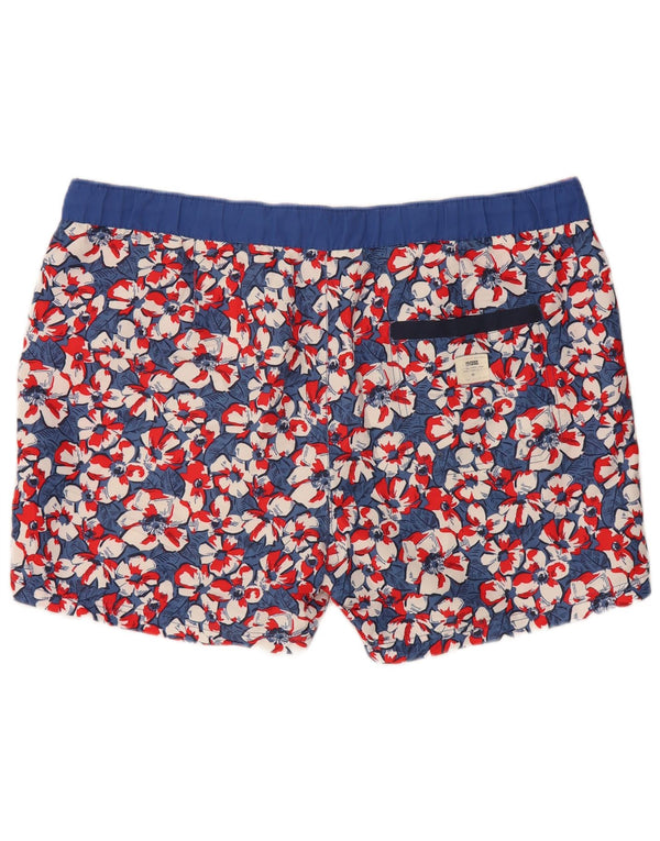 Męskie spodenki kąpielowe Tommy Hilfiger XL granatowe w kwiaty