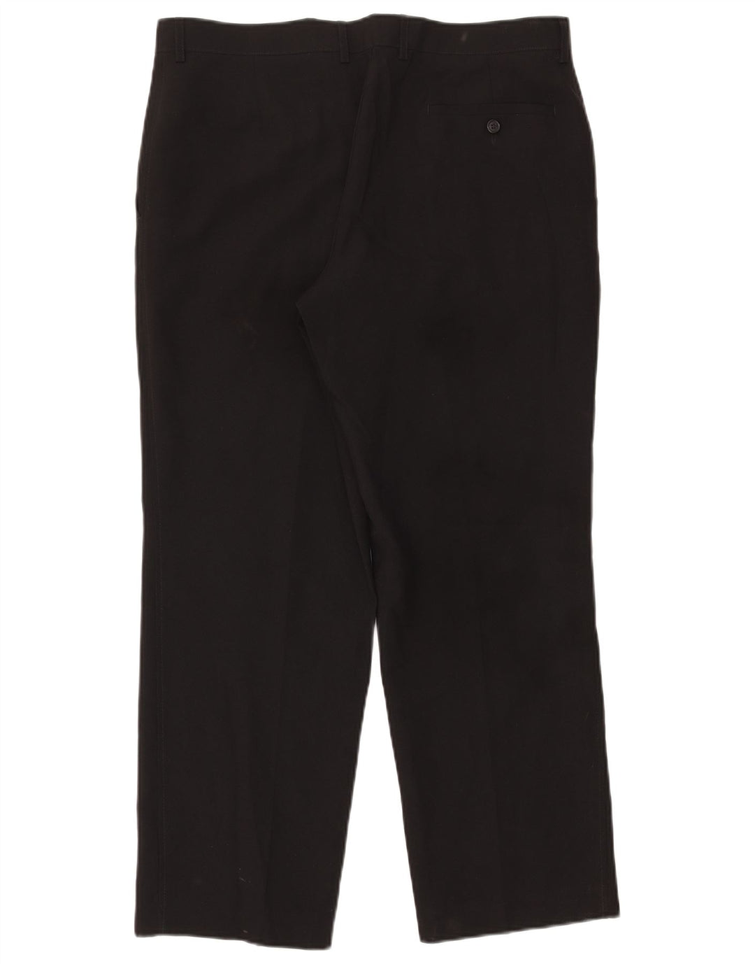 Męskie proste spodnie chino Marks & Spencer W36 L29 Czarny poliester