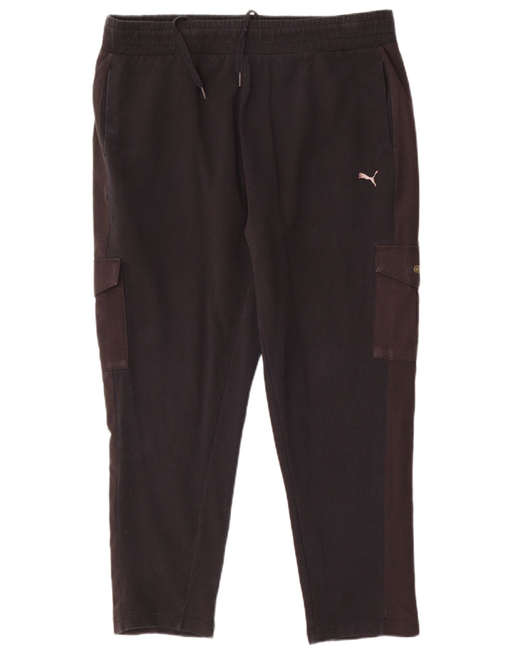 Damskie spodnie dresowe Puma Cargo UK 14, duże, czarne
