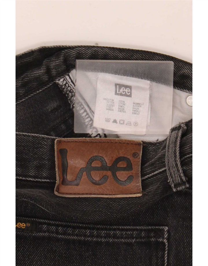 Męskie jeansy Lee Brooklyn Straight W36 L34, czarne, bawełniane