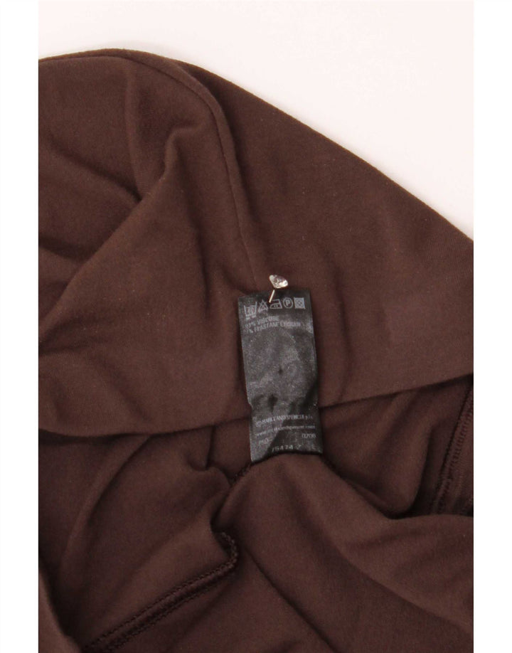 Marks & Spencer Damskie legginsy Flare UK 12 Średni brązowy wiskoza