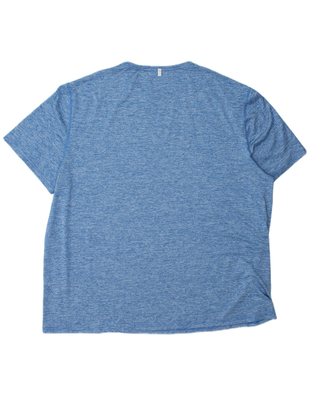 Męska koszulka t-shirt RUSSELL ATHLETIC Dri-Power, 3XL, niebieski, nakrapiany poliester