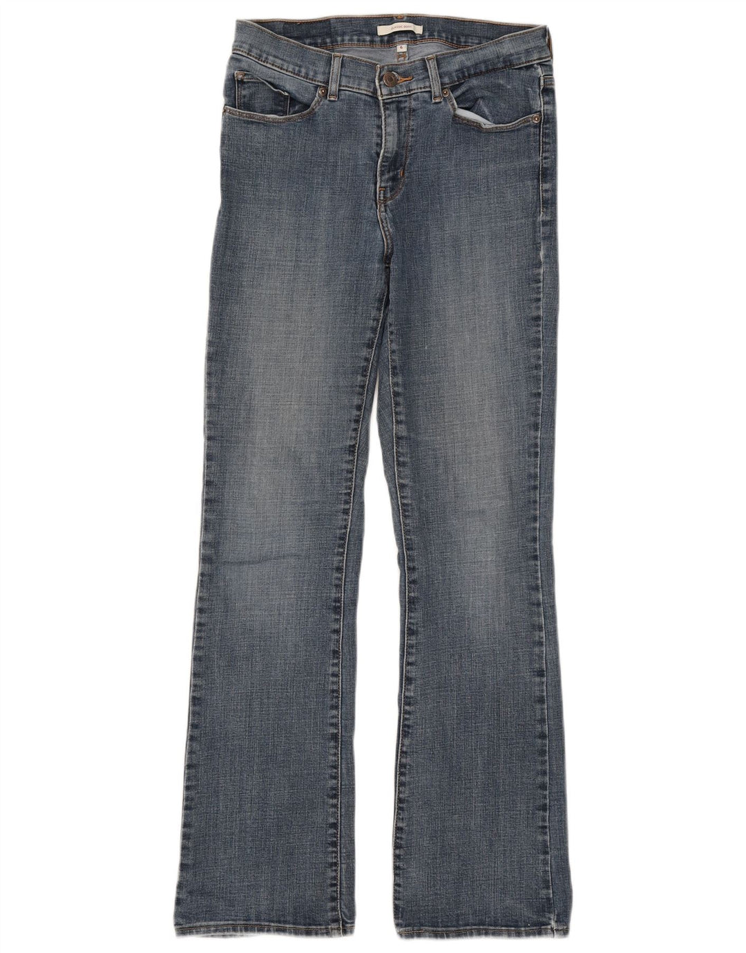 Damskie klasyczne jeansy Bootcut Levi's US 6 Medium W28 L32 Niebieska bawełna
