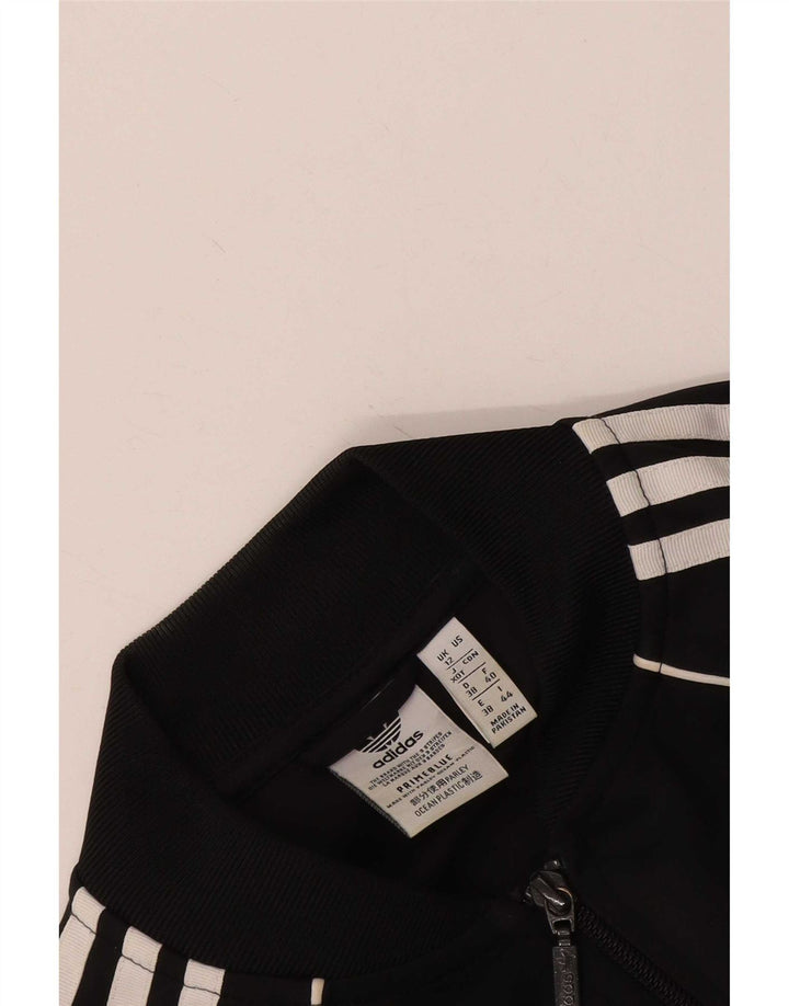 Kurtka Adidas Damska Prime Blue Dresowa Top UK 12 Średnia Czarna