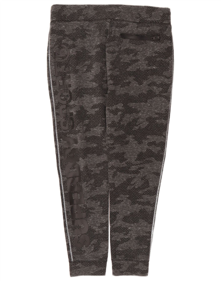 Damski pełny dres Superdry Graphic UK 18 XL, szary kamuflaż, poliester