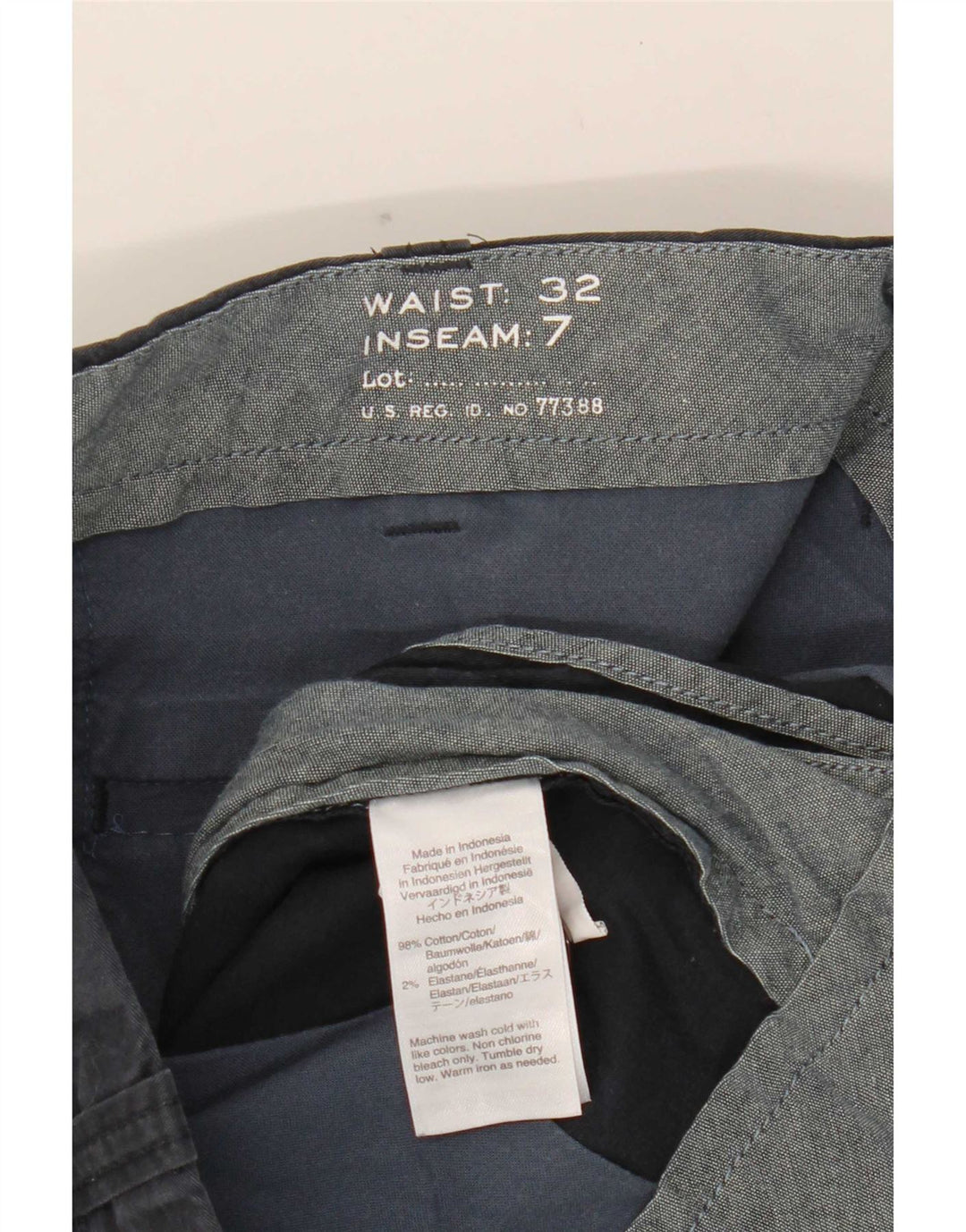 Męskie spodenki Chino J. Crew W32 Średni granatowy, bawełniany