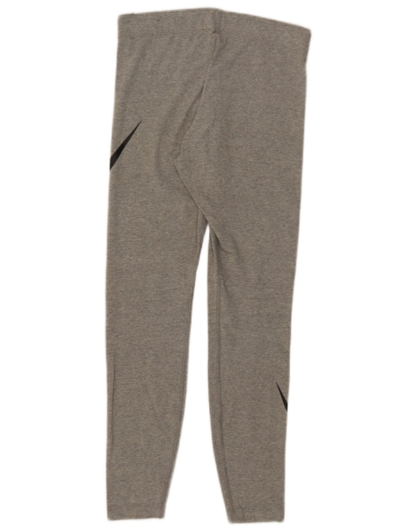 Damskie legginsy Nike Graphic UK 14, średnioszare, bawełniane
