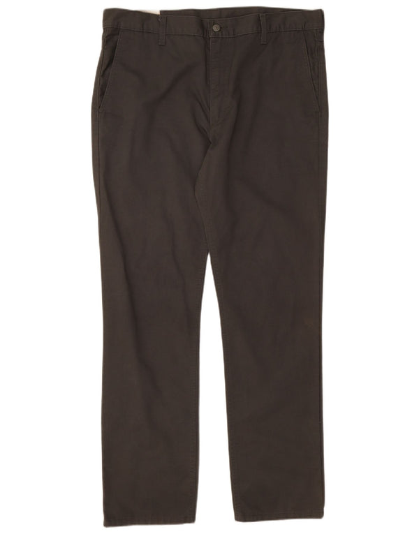 Męskie proste spodnie chino Levi's W36 L32 Szara bawełna
