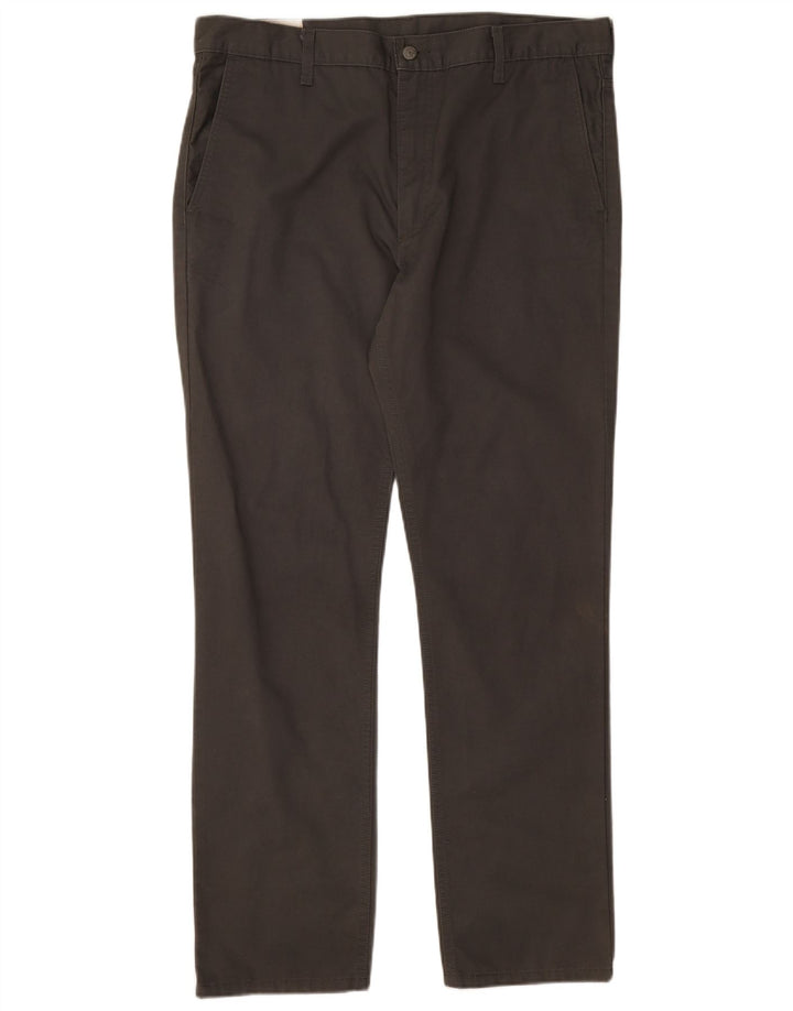 Męskie proste spodnie chino Levi's W36 L32 Szara bawełna