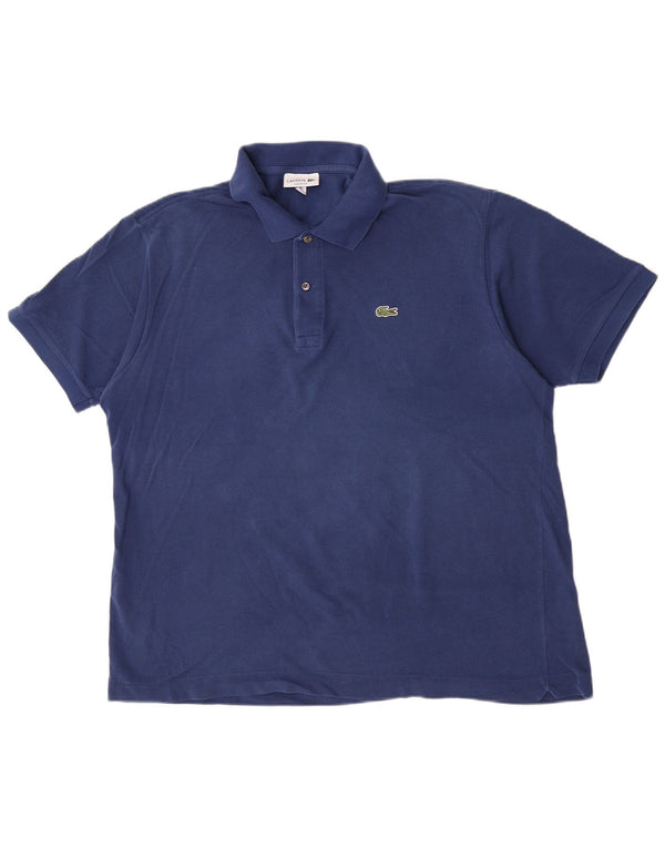 Męska koszulka polo Lacoste o klasycznym kroju, rozmiar 7, 2XL, granatowa, bawełniana