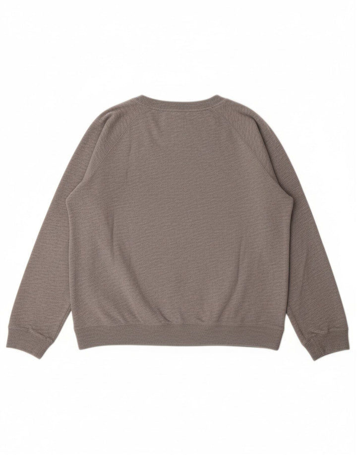 JACK WILLS Womens Sweatshirt Jumper UK 14 Large Grey Cotton