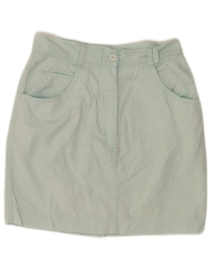 Spódnica mini damska John F Gee EU 36 Small W26 Niebieska bawełna