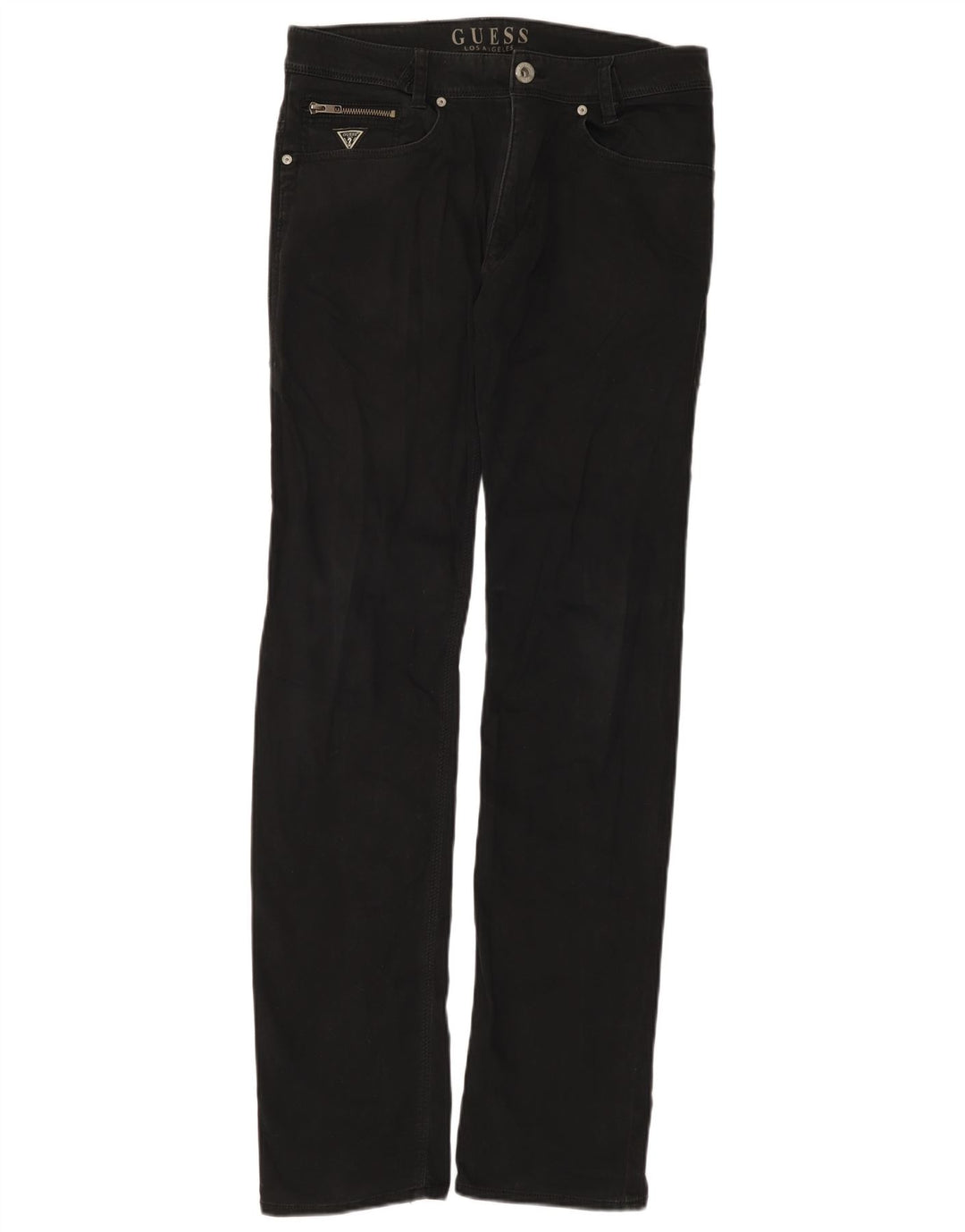 Guess Jeansy Damskie Slim W30 L34 Czarne Bawełniane