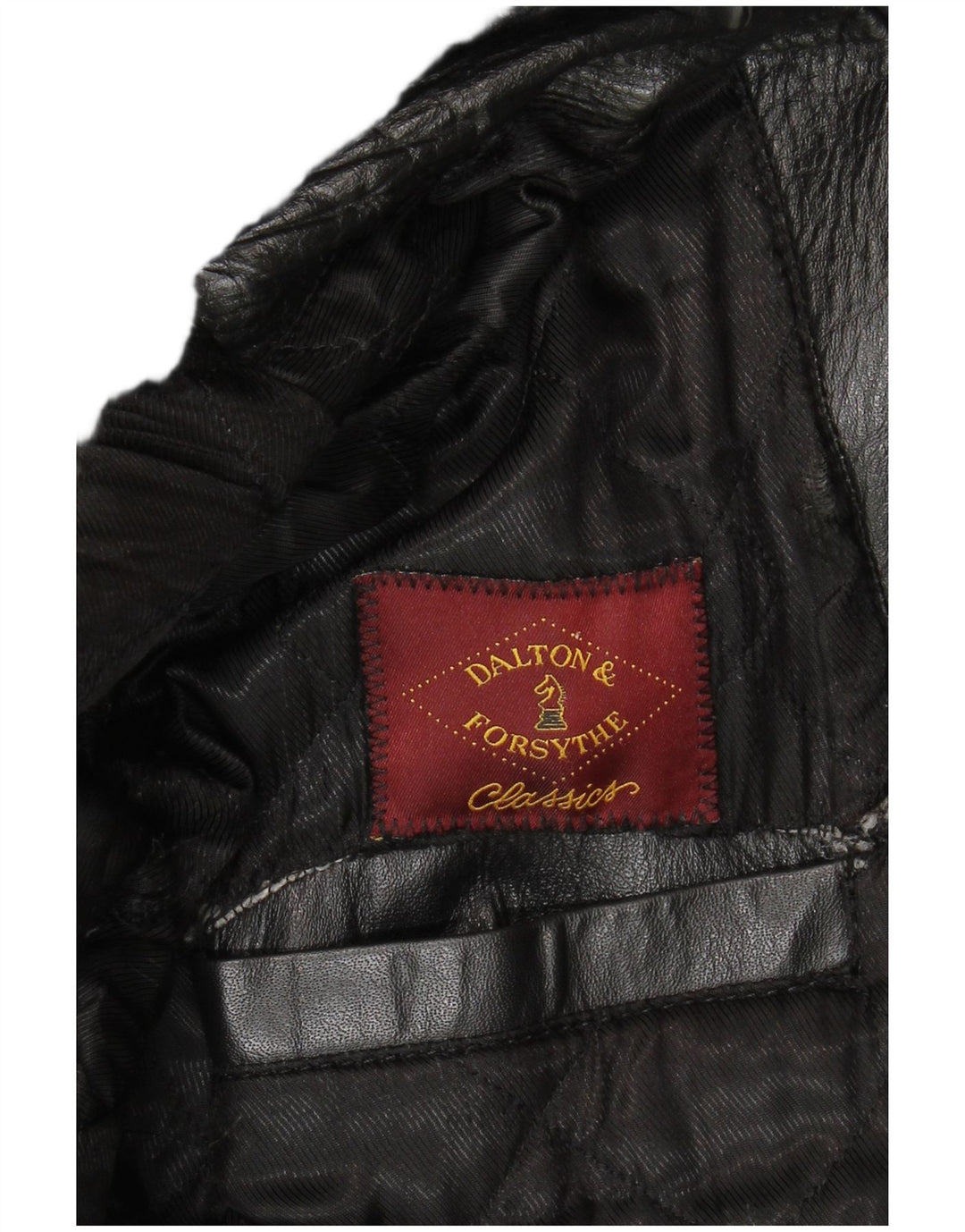 Klasyczna męska kurtka skórzana UK 40 duża czarna