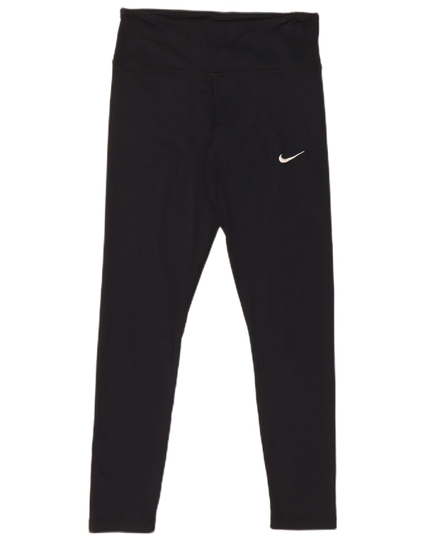 Legginsy damskie Nike UK 12, średni czarny poliester