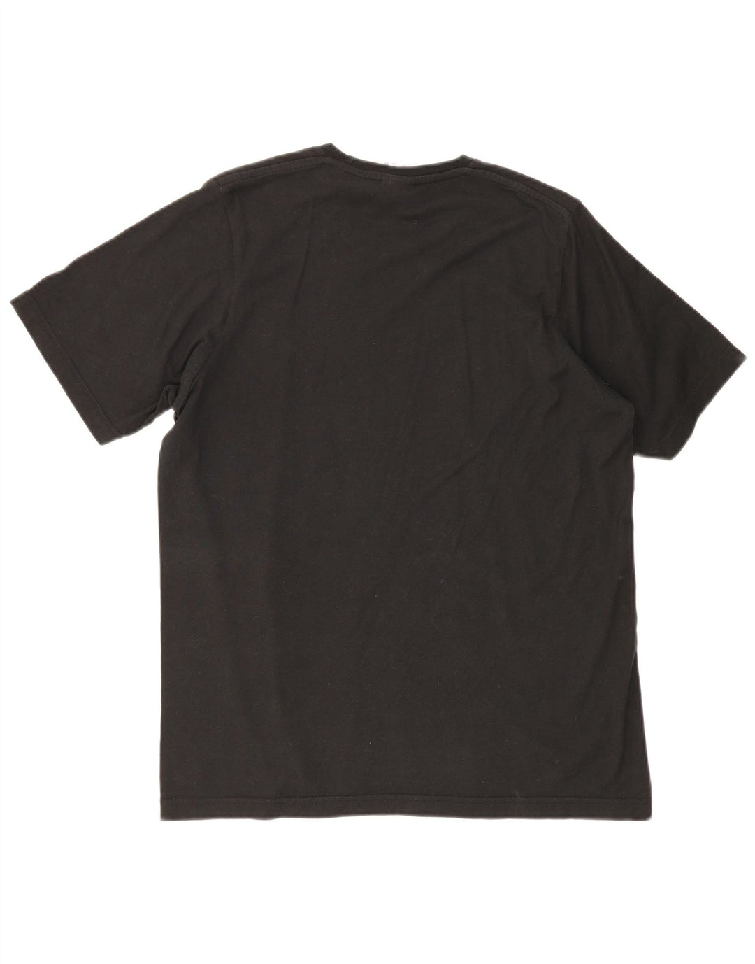 ADIDAS Mens Graphic T-Shirt Top Medium Black Cotton